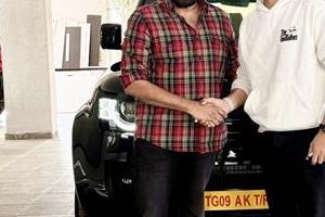 pawan kalyan gifts a land rover defender to   they call him og   director sujeeth