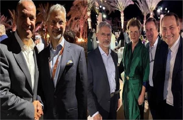 jaishankar meets european uk egyptian counterparts at uae summit