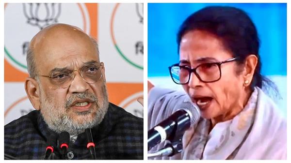 the bjp has accused mamata banerjee of threatening amit shah
