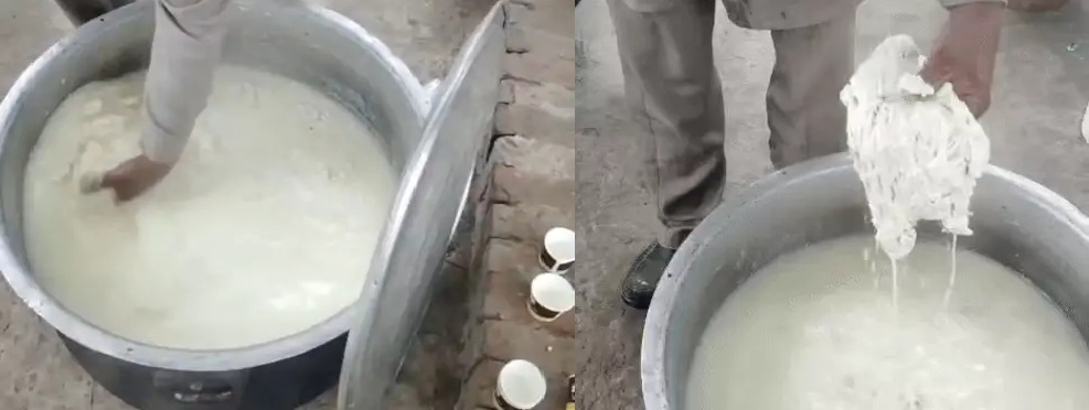ਸ਼ਹੀਦੀ ਦਿਹਾੜੇ ਮੌਕੇ ਲੰਗਰ ਲਾਉਣ ਲਈ ਲਿਆਂਦਾ 70 ਲੀਟਰ ਦੁੱਧ ਨਿਕਲਿਆ ਨਕਲੀ, ਵੀਡੀਓ ਵਾਇਰਲ