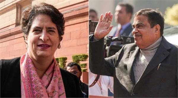 priyanka sought an appointment with gadkari