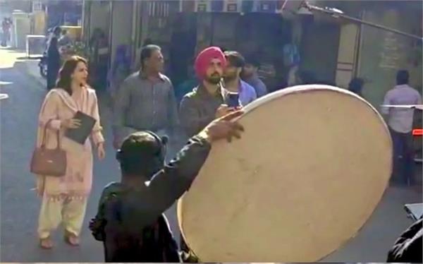chaos erupted during the shooting of diljit  s film in patiala