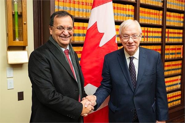 indian high commissioner to canada discusses ways to strengthen bilateral ties