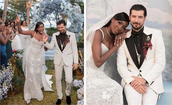 tennis star venus williams marries italian actor andrea preti