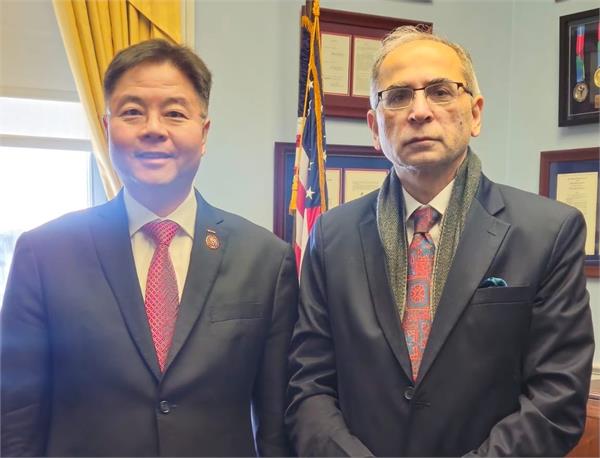 indian ambassador discusses ai  defense  and trade with us lawmakers