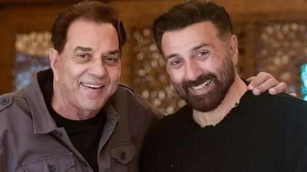 sunny deol crying remembers late father dharmendra