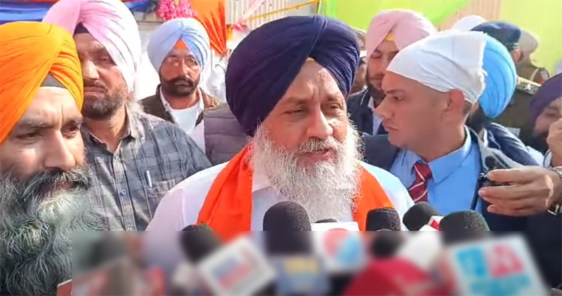 ਸੁਖਬੀਰ ਬਾਦਲ ਦਾ ਵੱਡਾ ਬਿਆਨ, ਐੱਸ. ਐੱਸ. ਪੀ. ਪਟਿਆਲਾ 'ਤੇ ਕਾਰਵਾਈ ਕਰਨ DGP (ਵੀਡੀਓ)