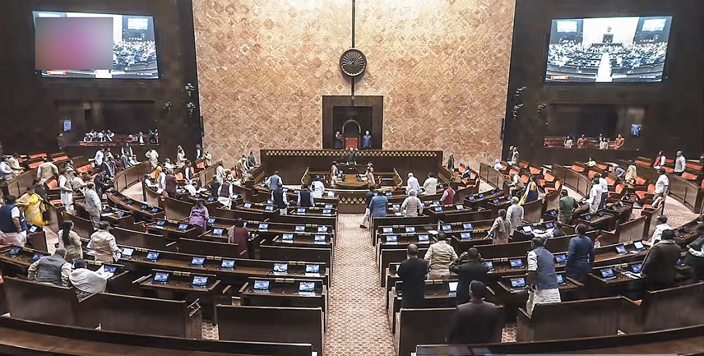 ਰਾਜ ਸਭਾ ਦੀ ਕਾਰਵਾਈ ਦਿਨ ਭਰ ਲਈ ਮੁਲਤਵੀ