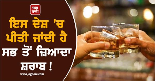 country world consumes most alcohol