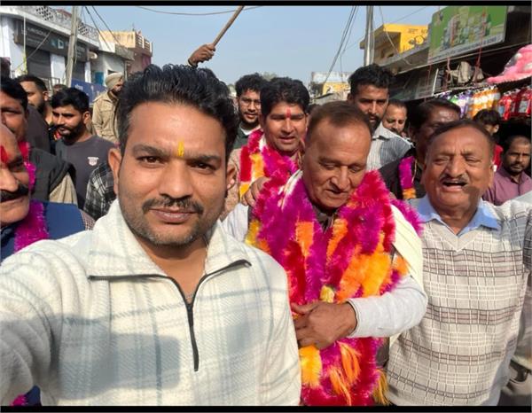 aap won the seat from block samiti bamiyal