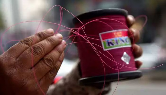 ਚਾਈਨਾ ਡੋਰ ਦੀ ਲਪੇਟ ’ਚ ਆਉਣ ਕਾਰਨ ਮੋਟਰਸਾਈਕਲ ਸਵਾਰ ਜ਼ਖਮੀ