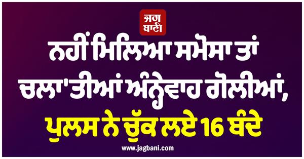 if they didn  t get the samosa  they would have fired indiscriminately