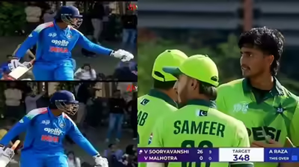 ਪਾਕਿਸਤਾਨੀ ਗੇਂਦਬਾਜ਼ ਨਾਲ ਗਰਾਊਂਡ ''ਤੇ ਹੀ ਭਿੜ ਗਏ ਵੈਭਵ ਸੂਰਿਆਵੰਸ਼ੀ! ਵੀਡੀਓ ਵਾਇਰਲ