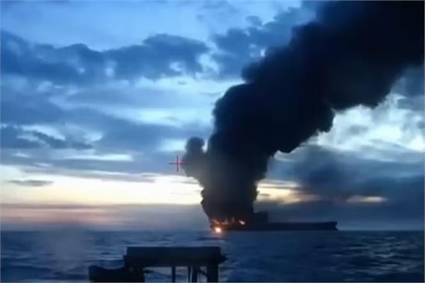 third russian tanker attacked in black sea  turkish authority says