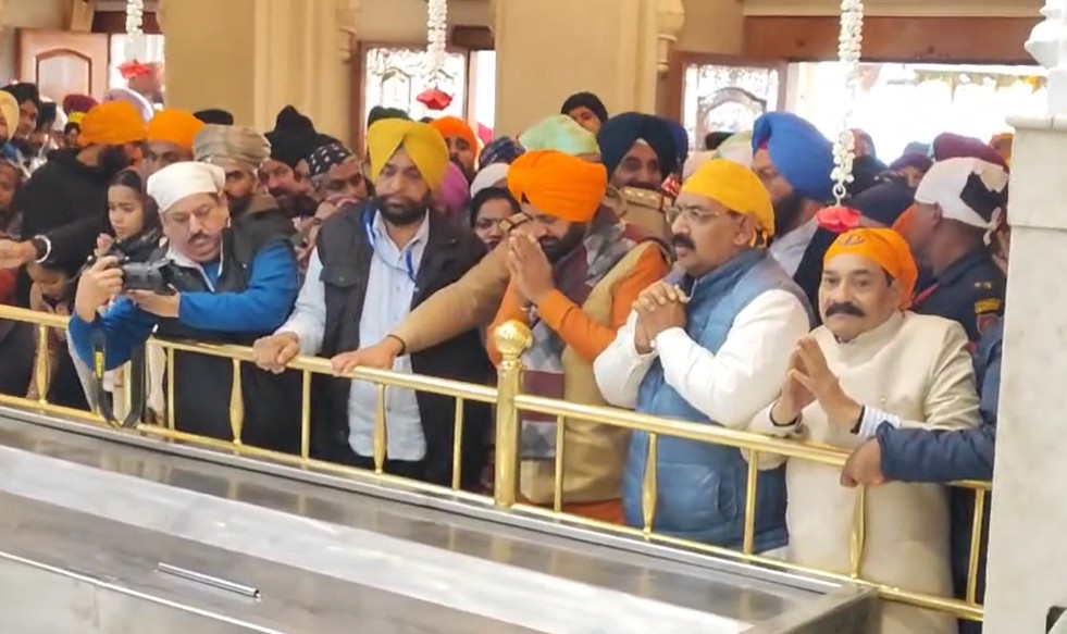 ਸ੍ਰੀ ਫ਼ਤਿਹਗੜ੍ਹ ਸਾਹਿਬ ਵਿਖੇ ਨਤਮਸਤਕ ਹੋਏ ਹਰਿਆਣਾ ਦੇ CM ਨਾਇਬ ਸਿੰਘ ਸੈਣੀ