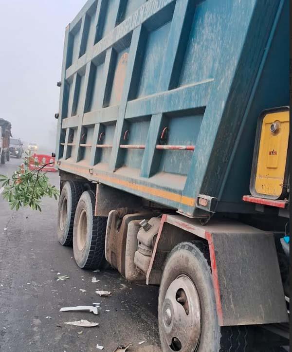 two accidents occurred due to fog on jalandhar pathankot highway