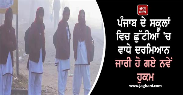 punjab schools holidays education department