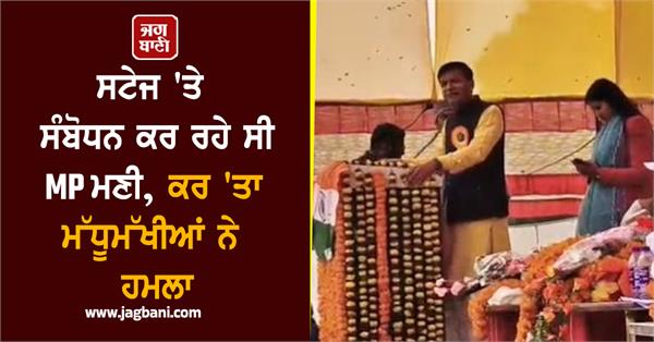 honey bee stage attack bjp mp