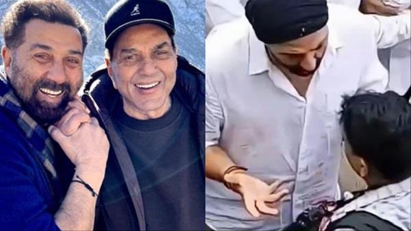 sunny deol angry paparazzi