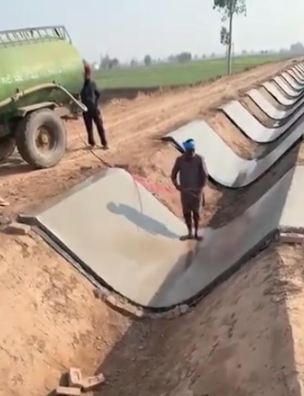 cm mann  s immediate action  irrigation canal work of 5 villages resumed