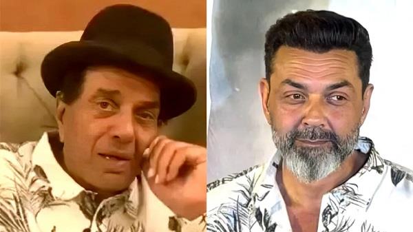bobby deol father dharmendra shirt