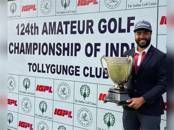noida golfer sukhman singh wins igu amateur golf championship