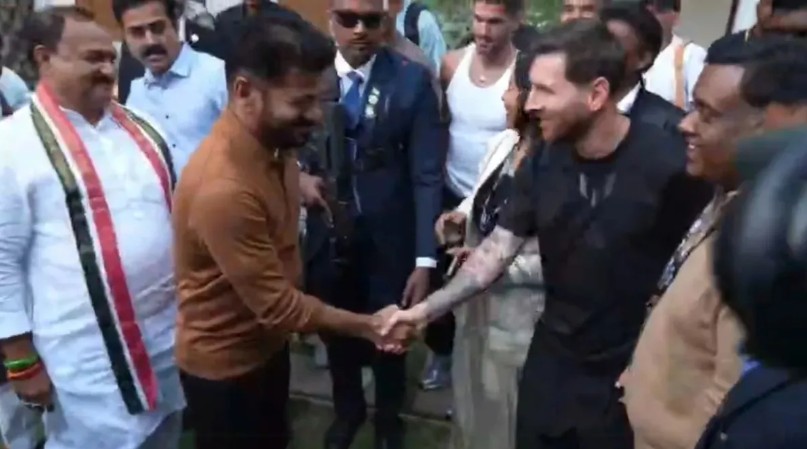 ਕੋਲਕਾਤਾ ਹੰਗਾਮੇ ਮਗਰੋਂ ਲਿਓਨਲ ਮੈਸੀ ਹੁਣ ਹੈਦਰਾਬਾਦ ਪਹੁੰਚੇ, ਖੇਡਣਗੇ ਫਰੈਂਡਲੀ ਮੈਚ