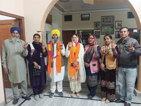 aap candidate bibi kuldeep kaur khadke wins from zila parishad zone mehal kalan