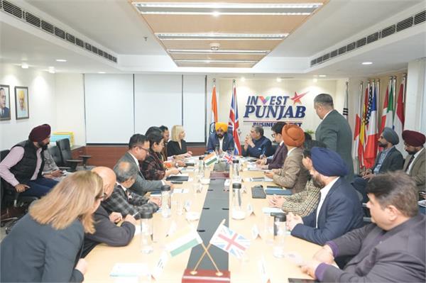 punjab becomes global hub of investment  cm mann invites britain to invest