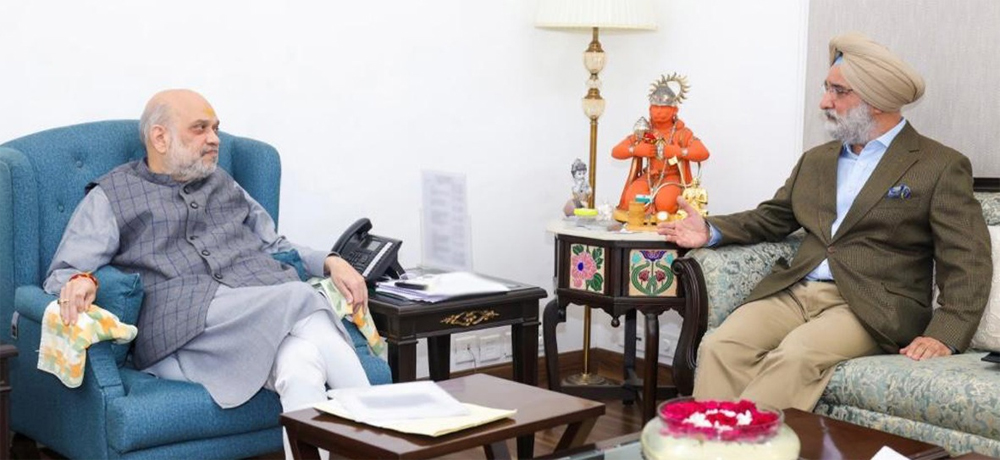 ਤਰਨਜੀਤ ਸਿੰਘ ਸੰਧੂ ਨੇ ਕੀਤੀ ਅਮਿਤ ਸ਼ਾਹ ਨਾਲ ਮੁਲਾਕਾਤ, ਚੁੱਕੇ ਇਹ ਮੁੱਦੇ