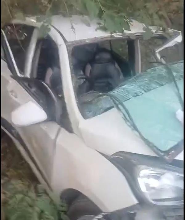 an accident happened to family going to immerse ashes