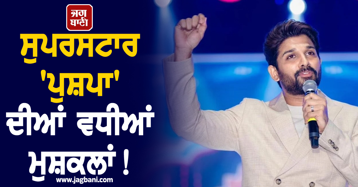 ਸੁਪਰਸਟਾਰ 'ਪੁਸ਼ਪਾ' ਦੀਆਂ ਵਧੀਆਂ ਮੁਸ਼ਕਲਾਂ !  ਅੱਲੂ ਅਰਜੁਨ ਸਮੇਤ 23 ਲੋਕਾਂ ਖਿਲਾਫ ਚਾਰਜਸ਼ੀਟ ਦਾਇਰ