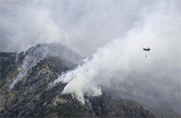 wildfires in western japan