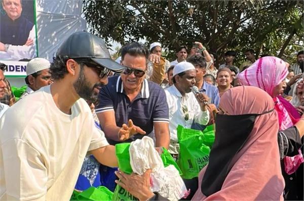 raghav juyal distributes food to the needy during holy month of ramzan