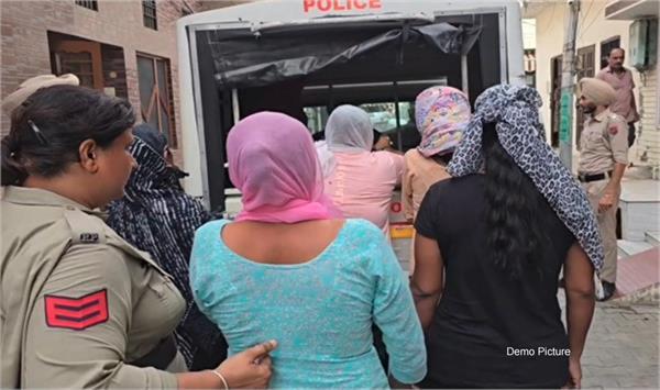 spa center  police  raid