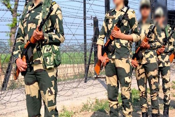 aerial firing on bsf personnel searching near border