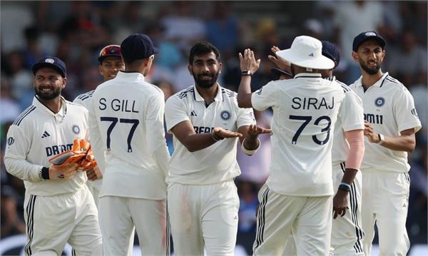 team india pant  bumrah and siraj for the manchester test