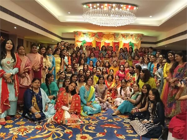 women lawyers of the district bar association celebrated teej festival