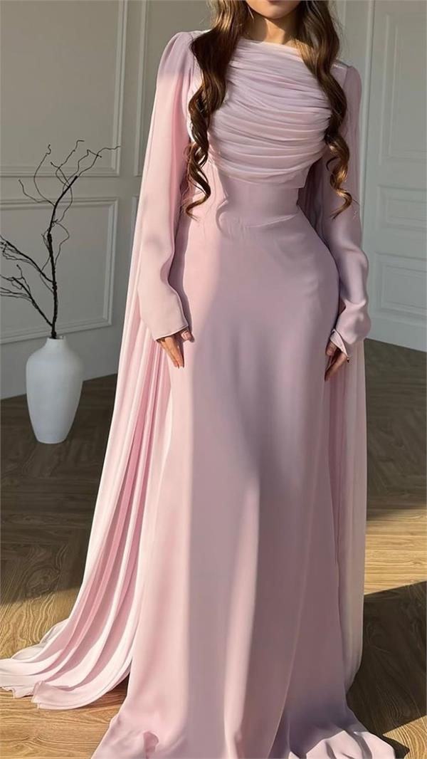 draped dresses are giving young women a trendy and stylish look