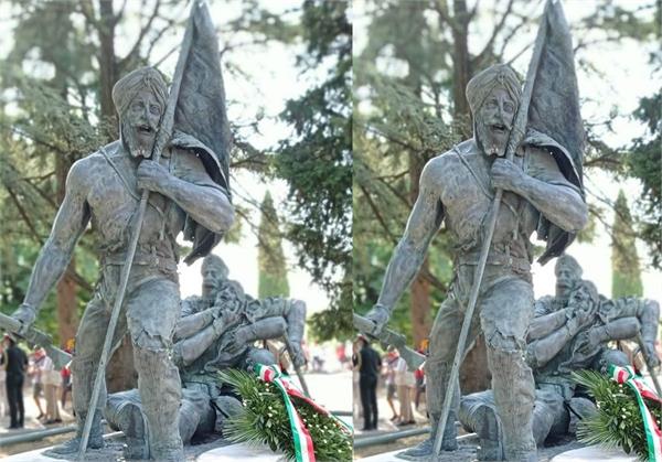 martyrdom ceremony of sikh soldiers in italy