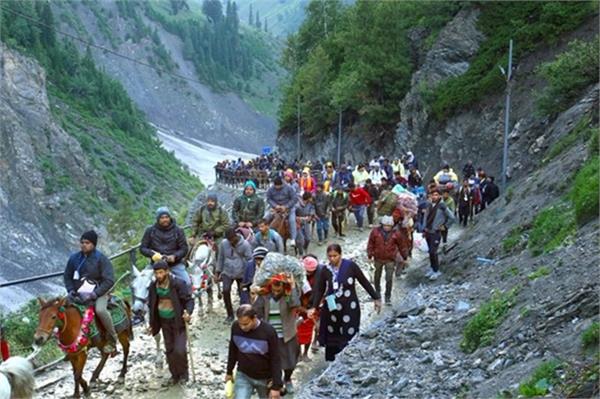 27th batch of 1 490 devotees leaves from jammu for amarnath yatra