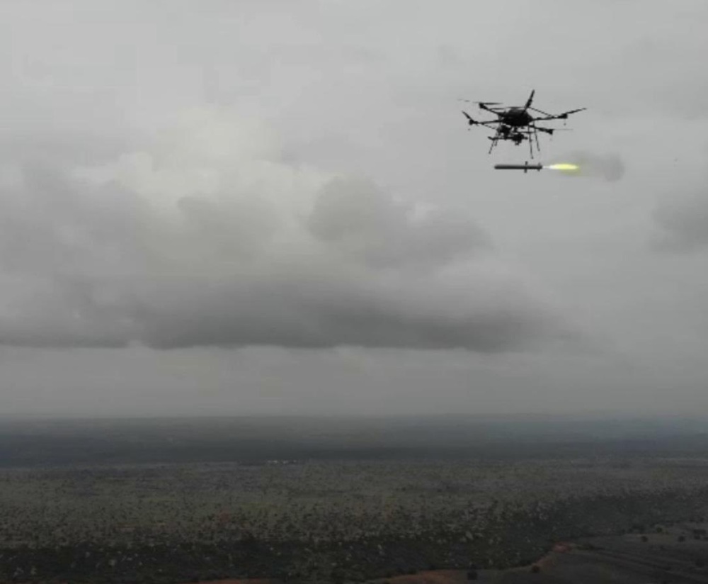 DRDO ਨੇ ਡਰੋਨ ਨਾਲ ਦਾਗ਼ੇ ਜਾਣ ਵਾਲੀ ਮਿਜ਼ਾਈਲ ਦਾ ਕੀਤਾ ਸਫ਼ਲ ਪ੍ਰੀਖਣ