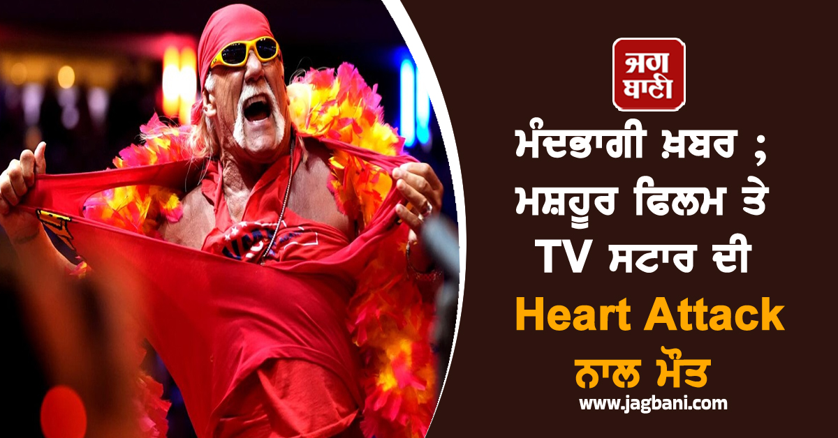 ਮੰਦਭਾਗੀ ਖ਼ਬਰ ; ਮਸ਼ਹੂਰ ਫਿਲਮ ਤੇ TV ਸਟਾਰ ਦੀ Heart Attack ਨਾਲ ਮੌਤ, ਰੈਸਲਿੰਗ ਦੀ ਦੁਨੀਆ 'ਚ ਵੀ ਪਾ ਚੁੱਕੈ ਧੱਕ