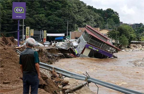 heavy rains in south korea