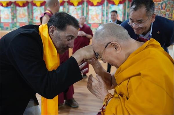 sunny deol dalai lama meeting