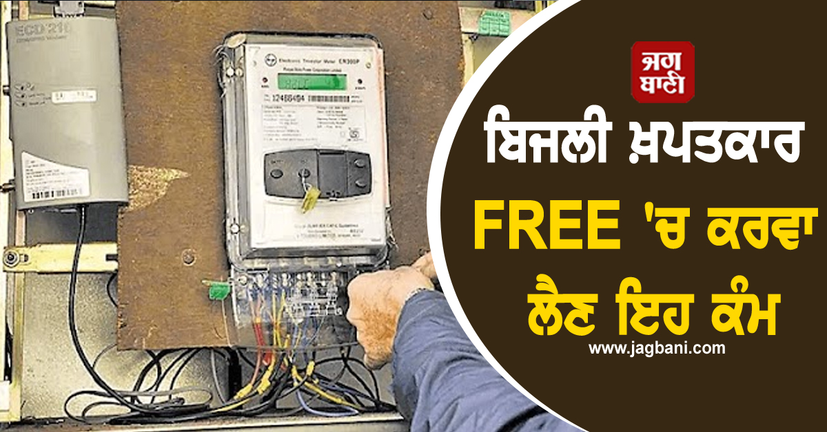 ਬਿਜਲੀ ਖ਼ਪਤਕਾਰ FREE 'ਚ ਕਰਵਾ ਲੈਣ ਇਹ ਕੰਮ, ਨਵੀਂ ਸਕੀਮ ਬੰਦ ਹੋ ਗਈ ਤਾਂ...