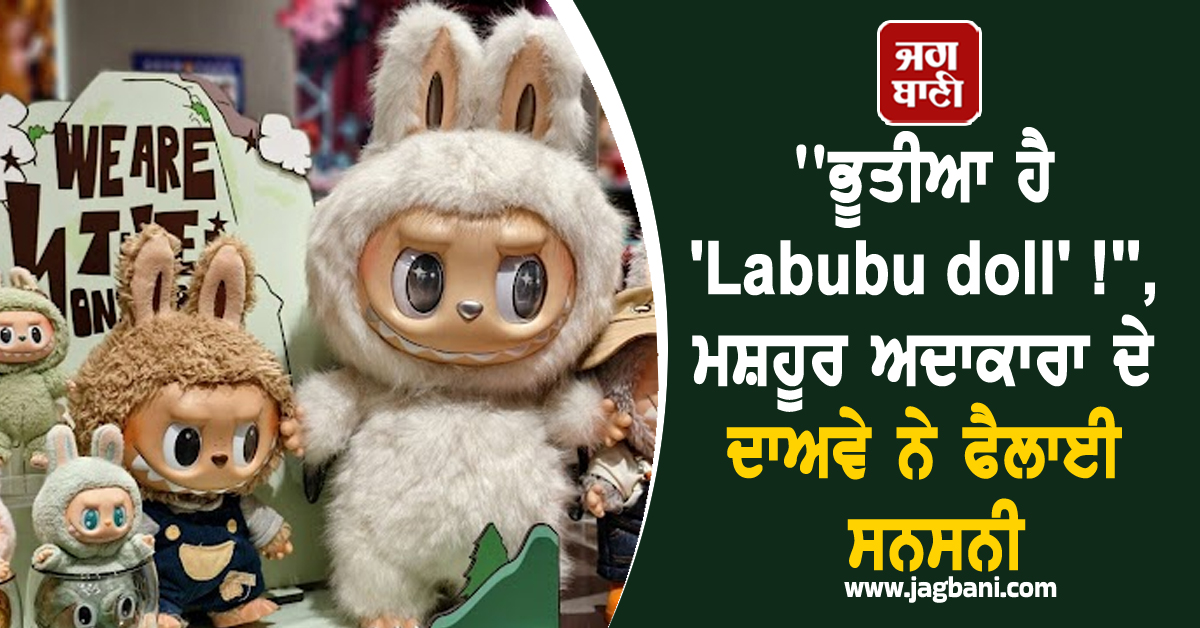 'ਭੂਤੀਆ ਹੈ 'Labubu doll' !', ਮਸ਼ਹੂਰ ਅਦਾਕਾਰਾ ਦੇ ਦਾਅਵੇ ਨੇ ਫੈਲਾਈ ਸਨਸਨੀ