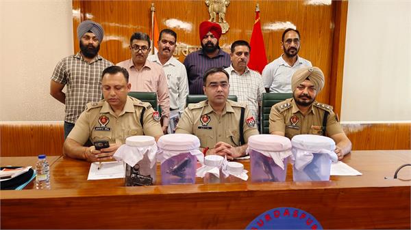 two arrested with illegal weapons