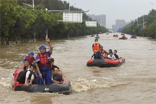 heavy rain  in china