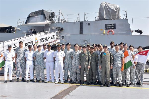 indian navy to participate in simbex exercise